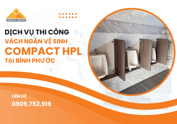 Thi Công Vách Vệ Sinh Compact Tại Bình Phước | Chất Lượng – Giá Tốt