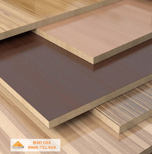 MDF phủ bề mặt MDF Veneer, MDF Melamine, MDF Laminate và MDF Sơn PU
