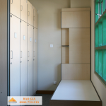 Tủ locker gỗ Compact