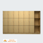 Tủ locker gỗ Compact 18 ngăn
