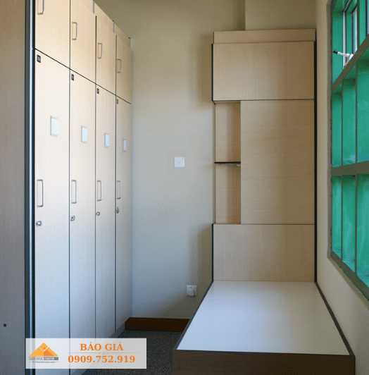 Tủ locker gỗ Compact